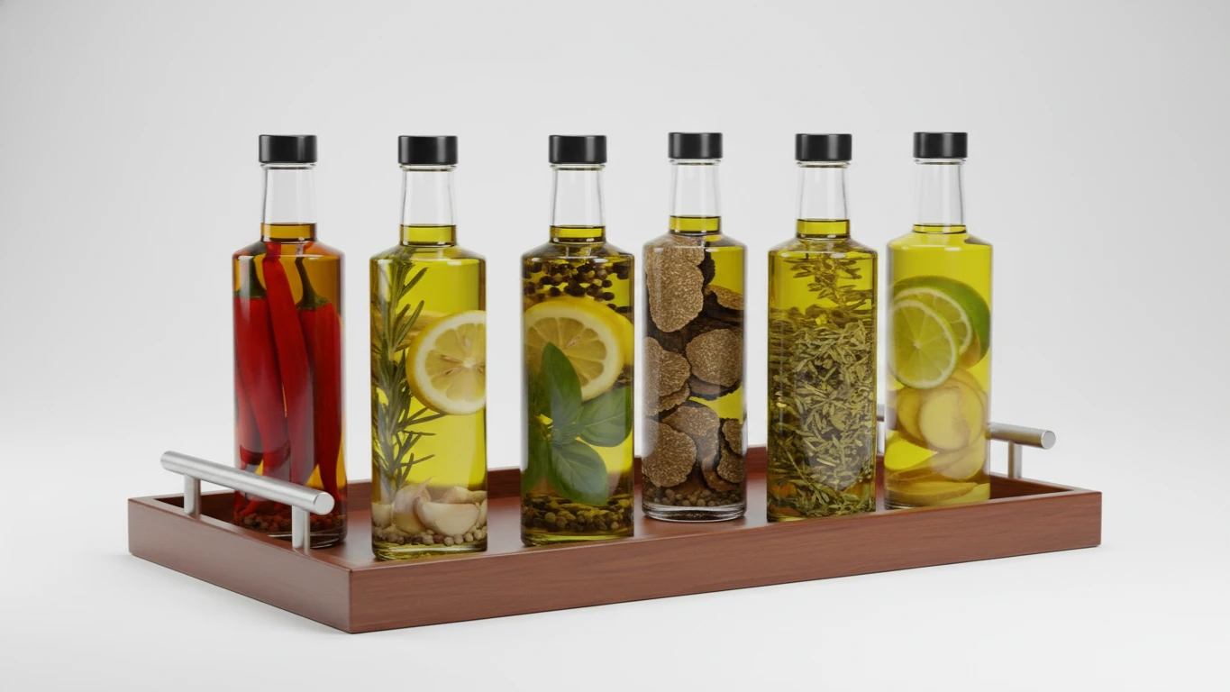 Kit de Azeites Extra Virgem Aromatizados