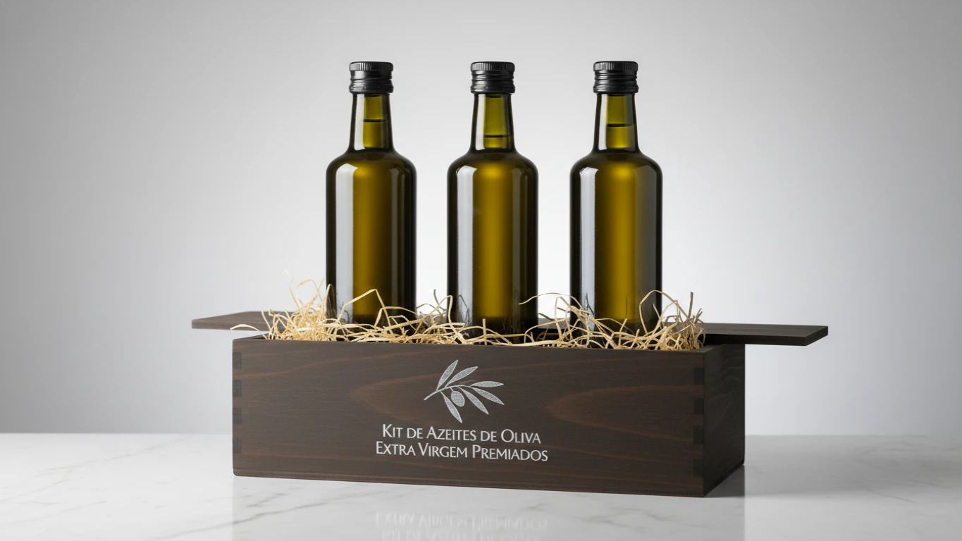 Kit de Azeites de Oliva Extra Virgem Premiados