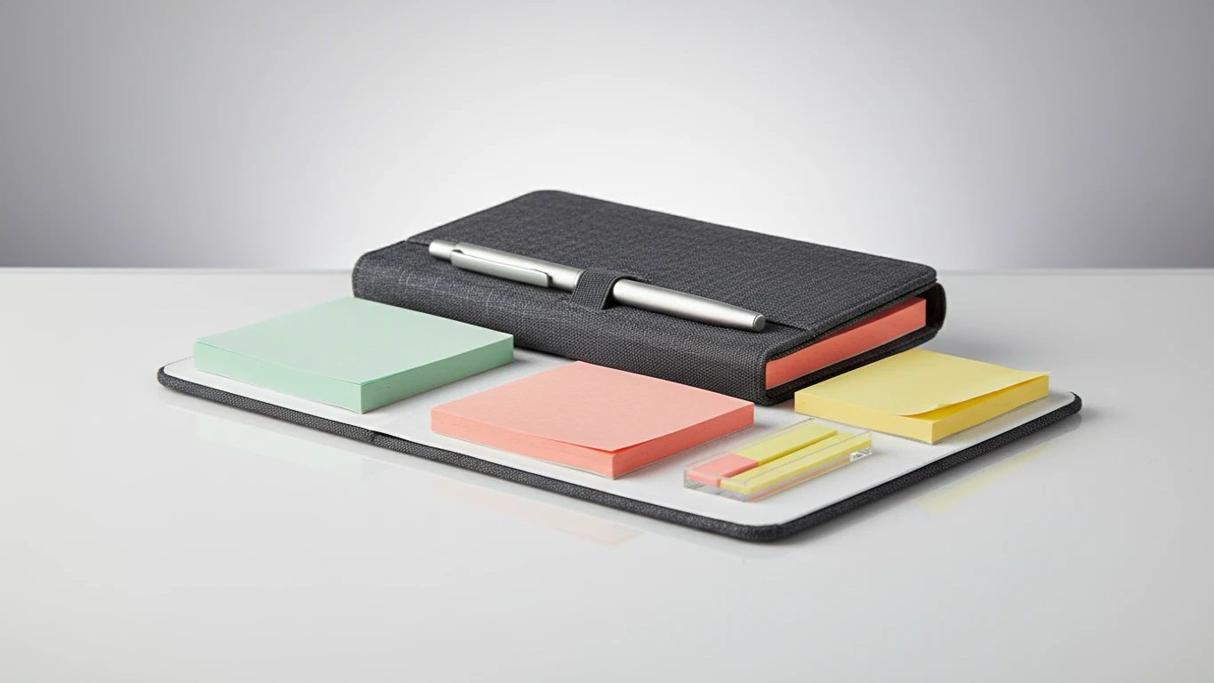 Kit de Blocos de Notas Adesivas Premium