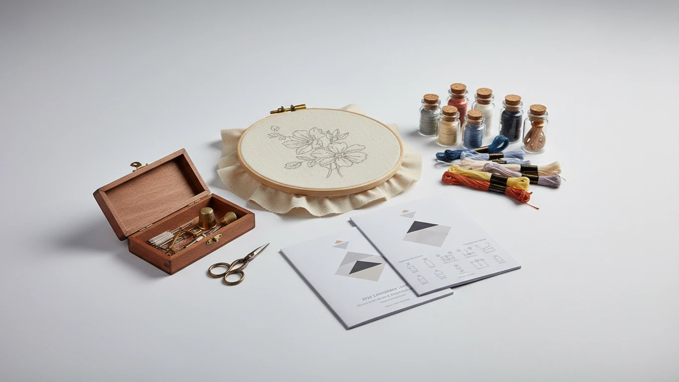 Kit de Bordado Livre para Iniciantes