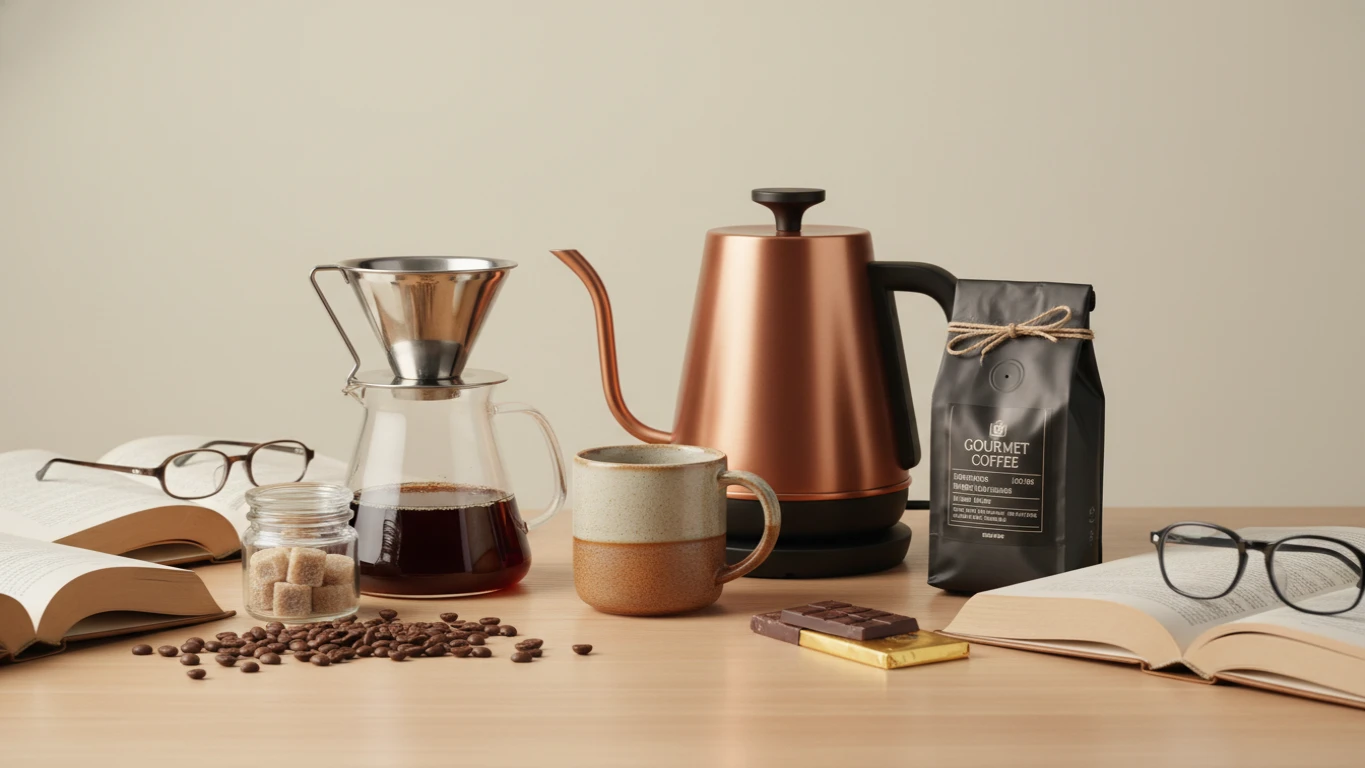 Kit de Café Gourmet para Manhãs de Estudo