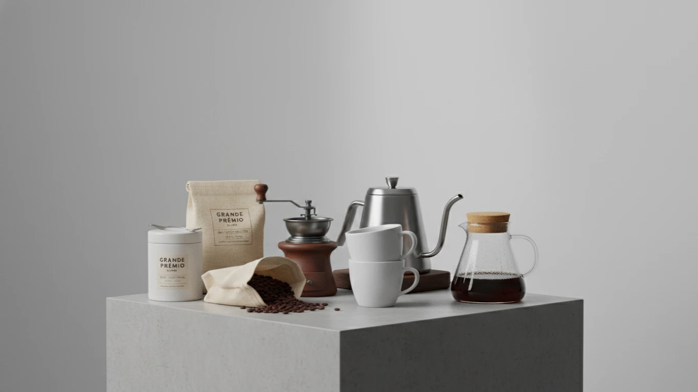 Kit de Café Gourmet para Manhãs de Grande Prêmio