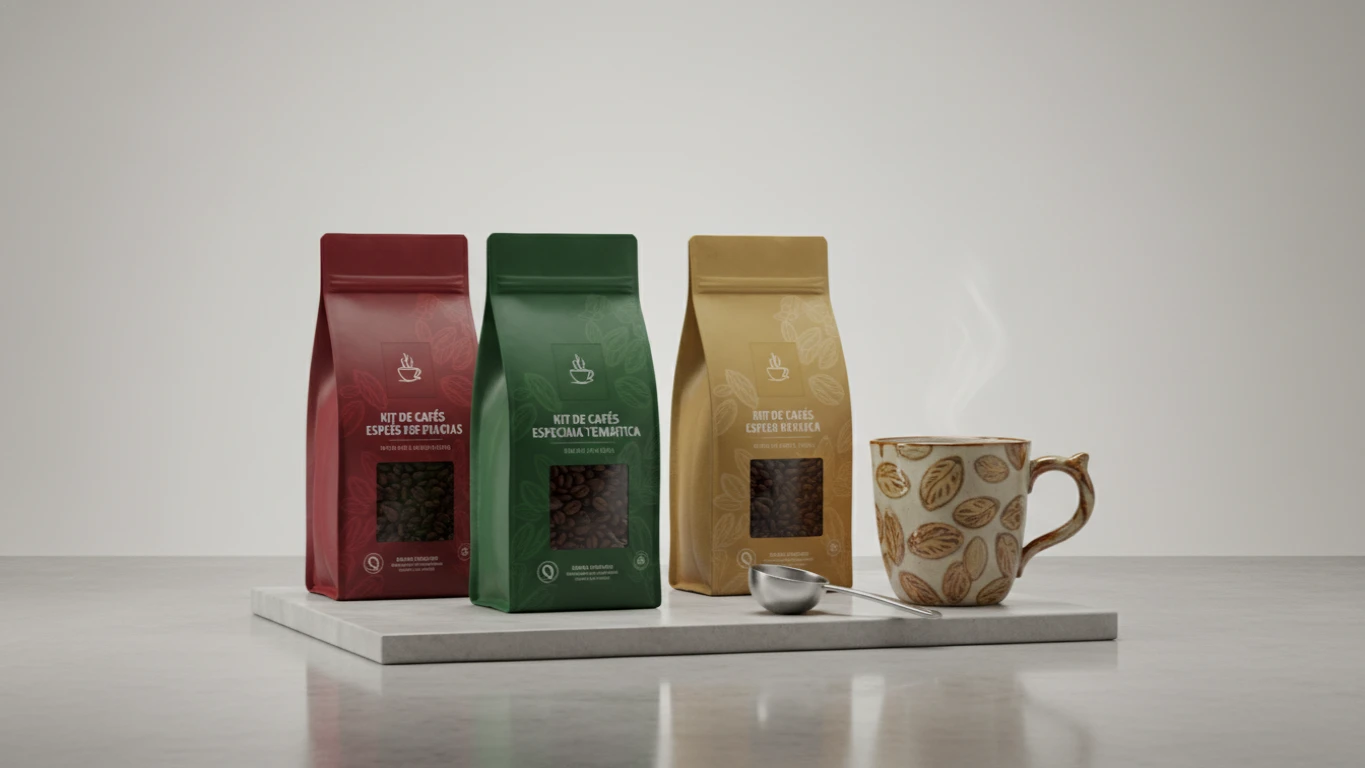 Kit de Cafés Especiais com Xícara Temática
