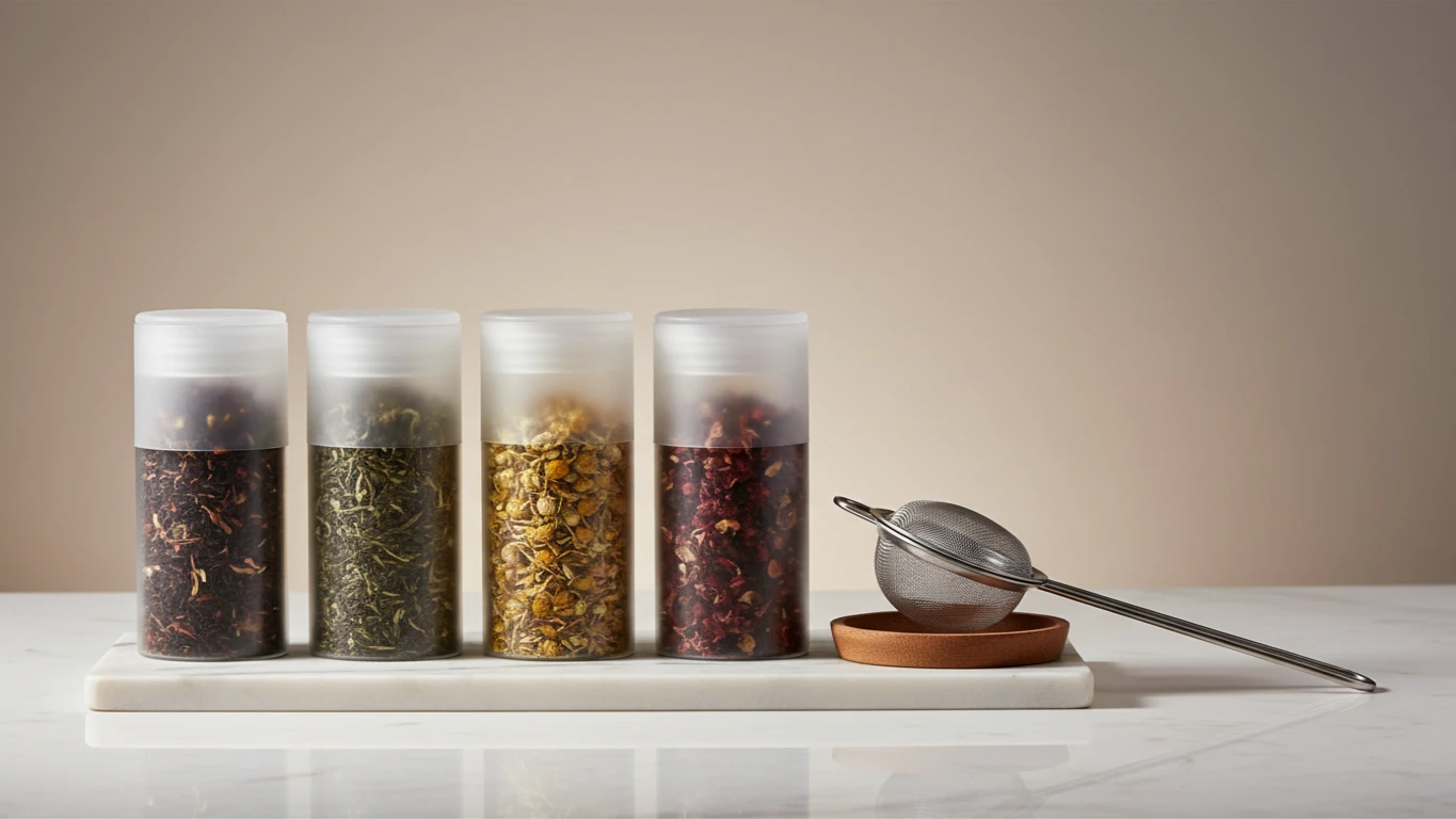 Kit de Chás Especiais com Infusor de Aço