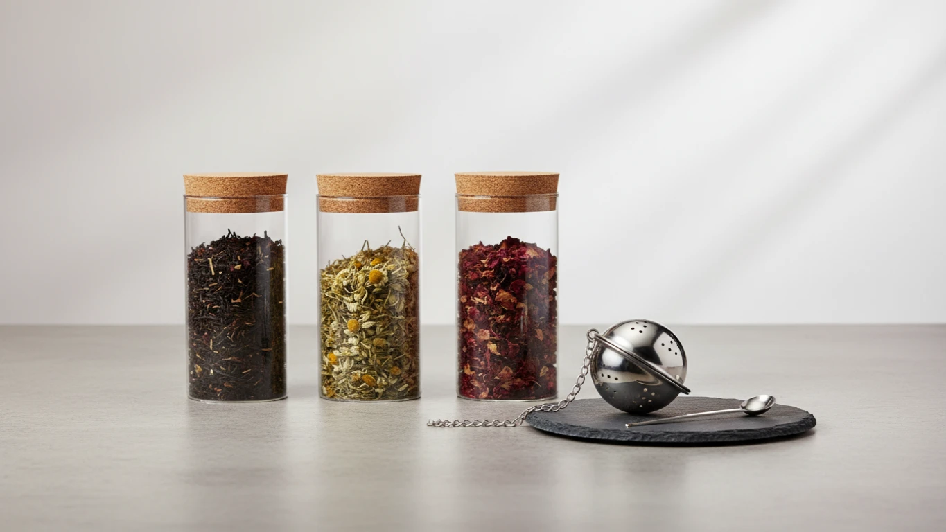 Kit de Chás Especiais com Infusor de Metal