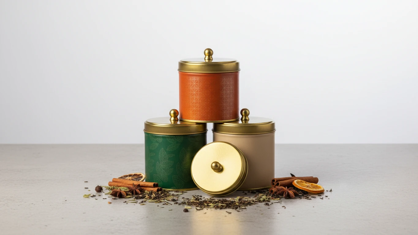 Kit de Chás Gourmet em Lata