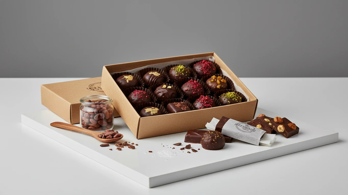 Kit de Chocolates Artesanais Gourmet