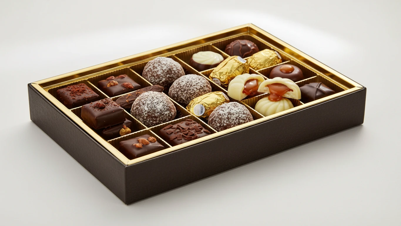 Kit de Chocolates Finos e Trufas Belgas