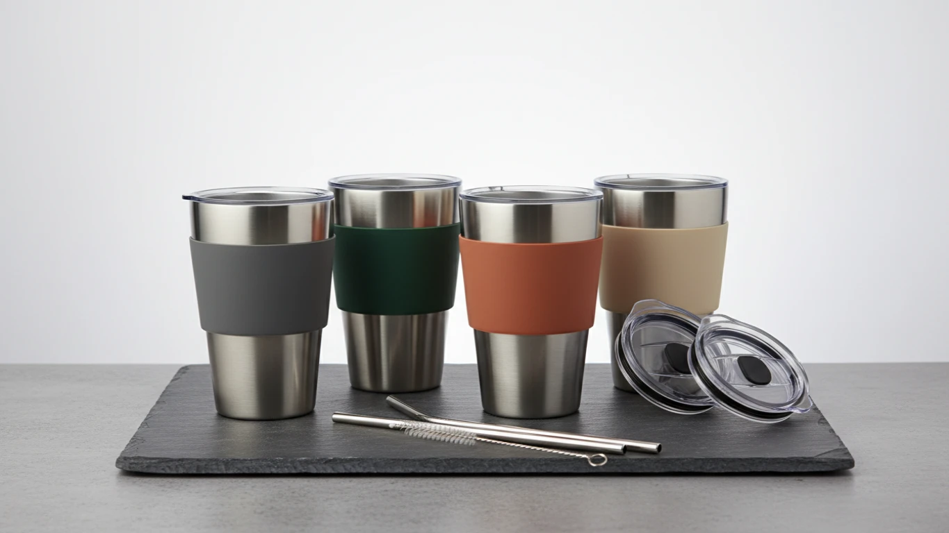 Kit de Copos Térmicos Inquebráveis
