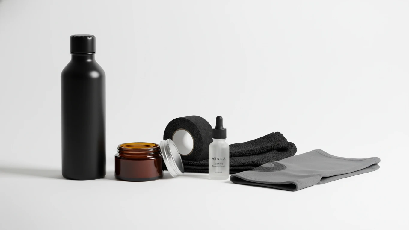 Kit de Cuidados Pós-Jogo e Recuperação