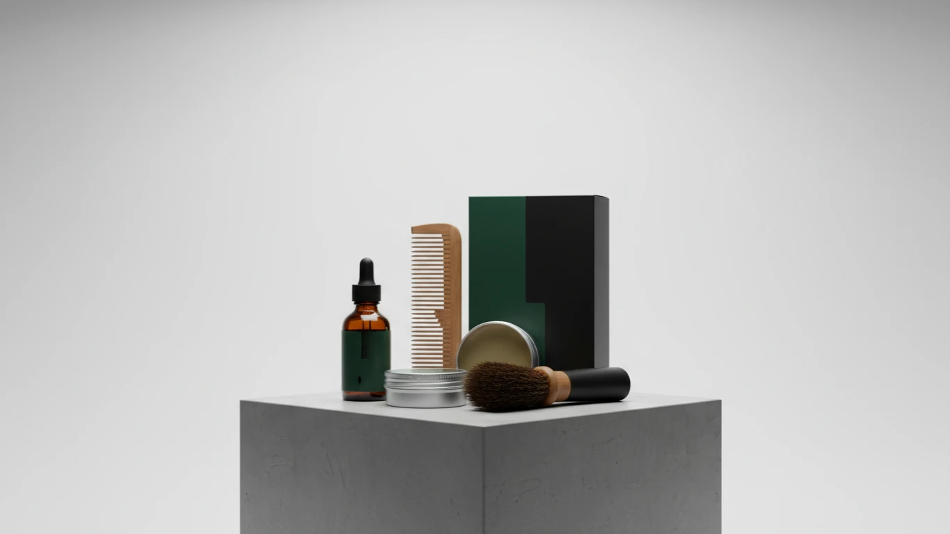 Kit de Cuidados com a Barba Profissional