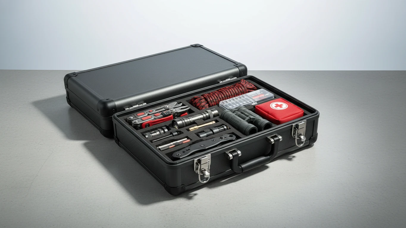 Kit de Emergência Premium com Ferramentas