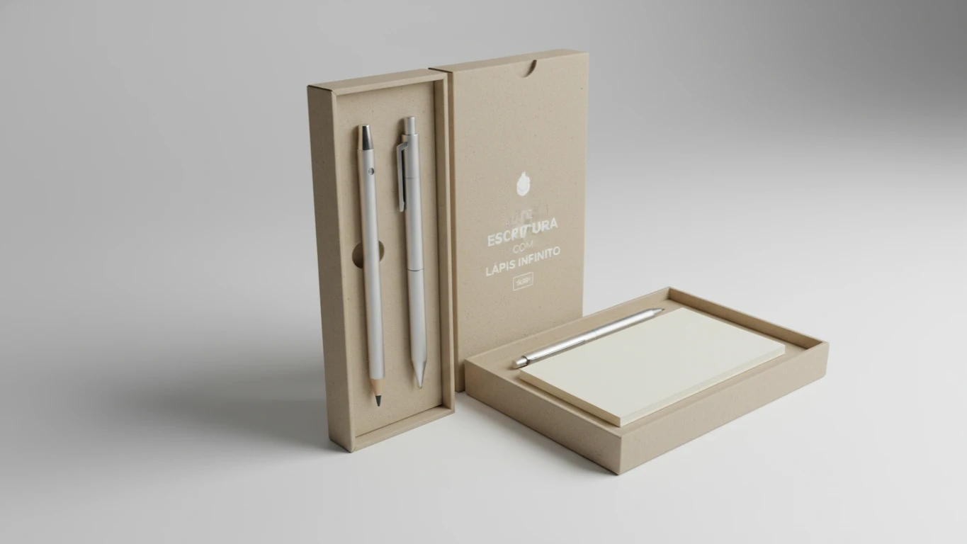 Kit de Escritura com Lápis Infinito