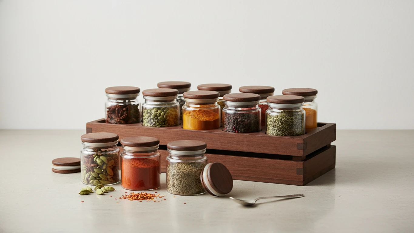 Kit de Especiarias e Temperos do Mundo