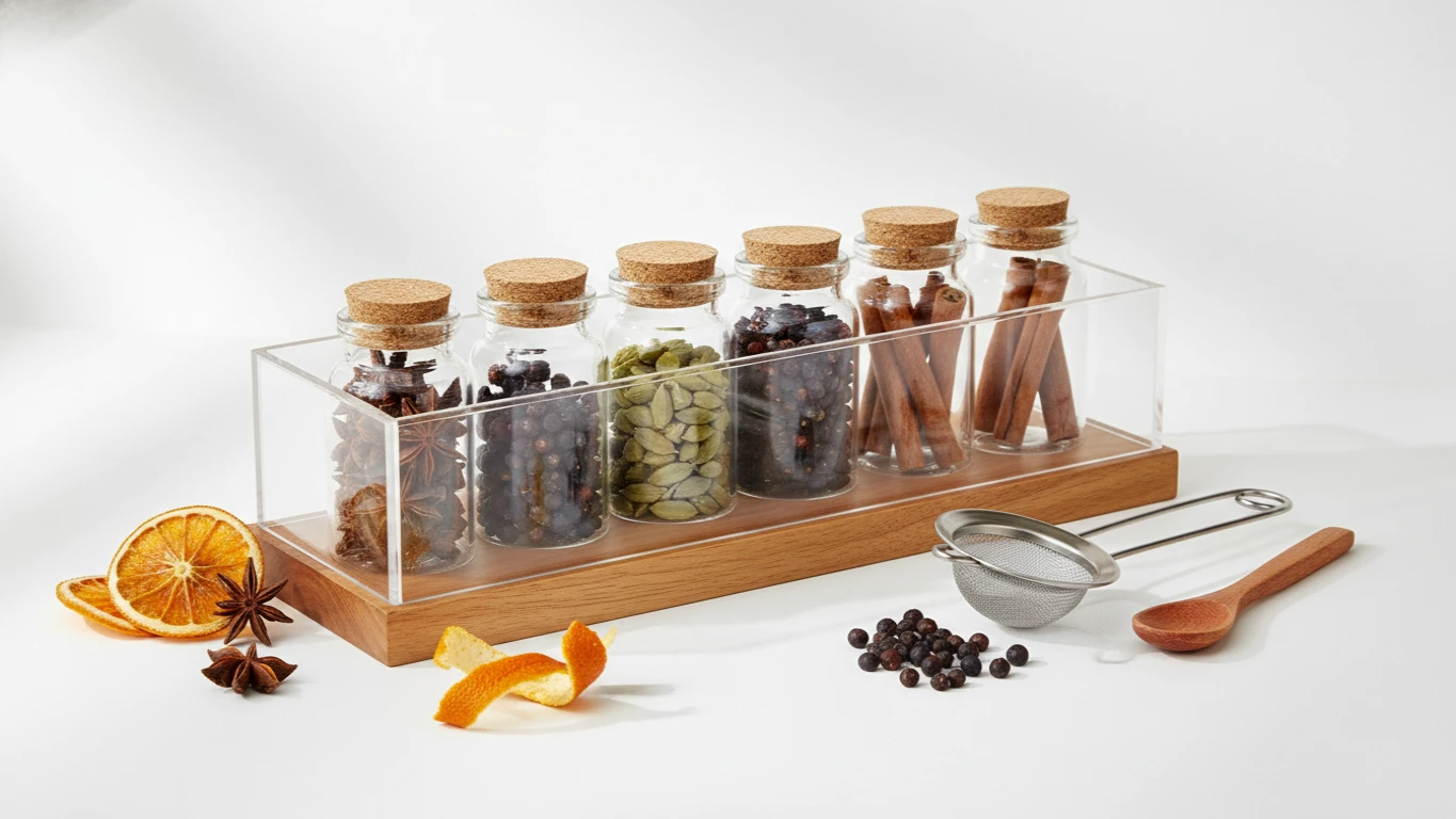 Kit de Especiarias para Drinks Botânicos