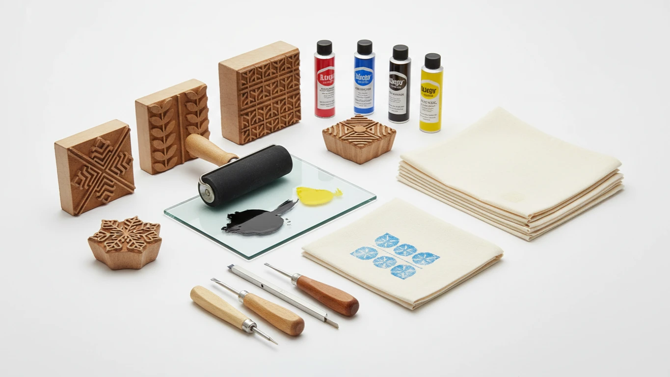 Kit de Estamparia Manual (Block Printing)