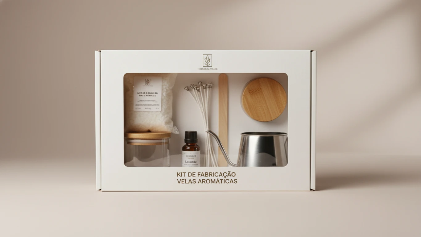 Kit de Fabricação de Velas Aromáticas