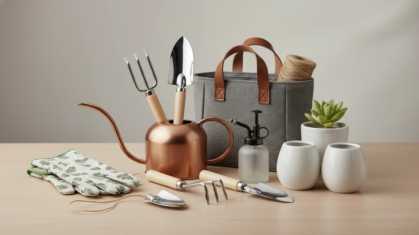 Kit de Ferramentas para Jardinagem de Apartamento