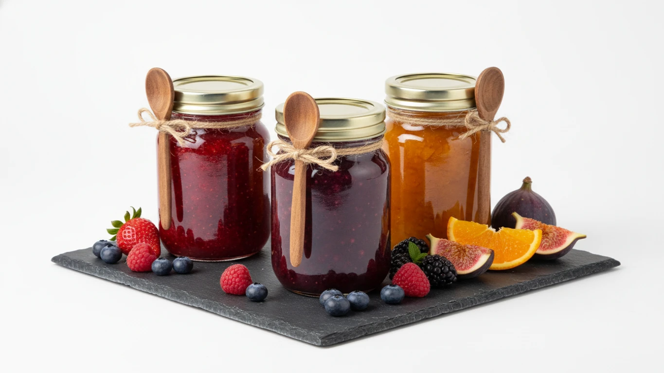 Kit de Geleias de Frutas Gourmet