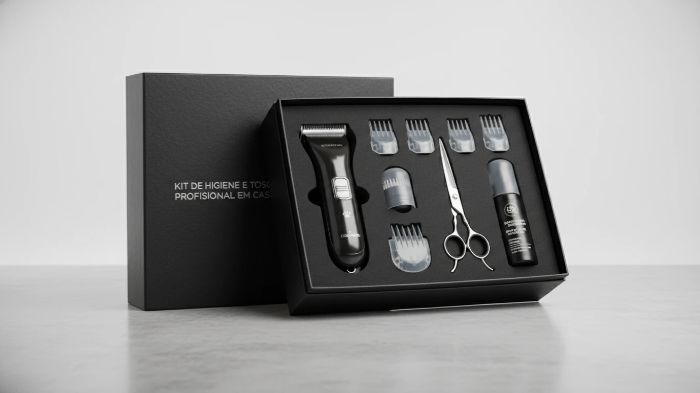 Kit de Higiene e Tosca Profissional em Casa
