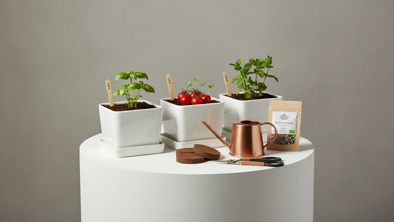 Kit de Horta Urbana para Apartamento