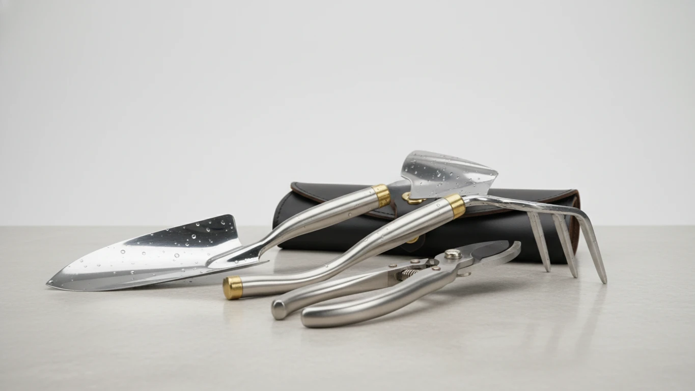 Kit de Jardinagem de Luxo com Cabos Metálicos