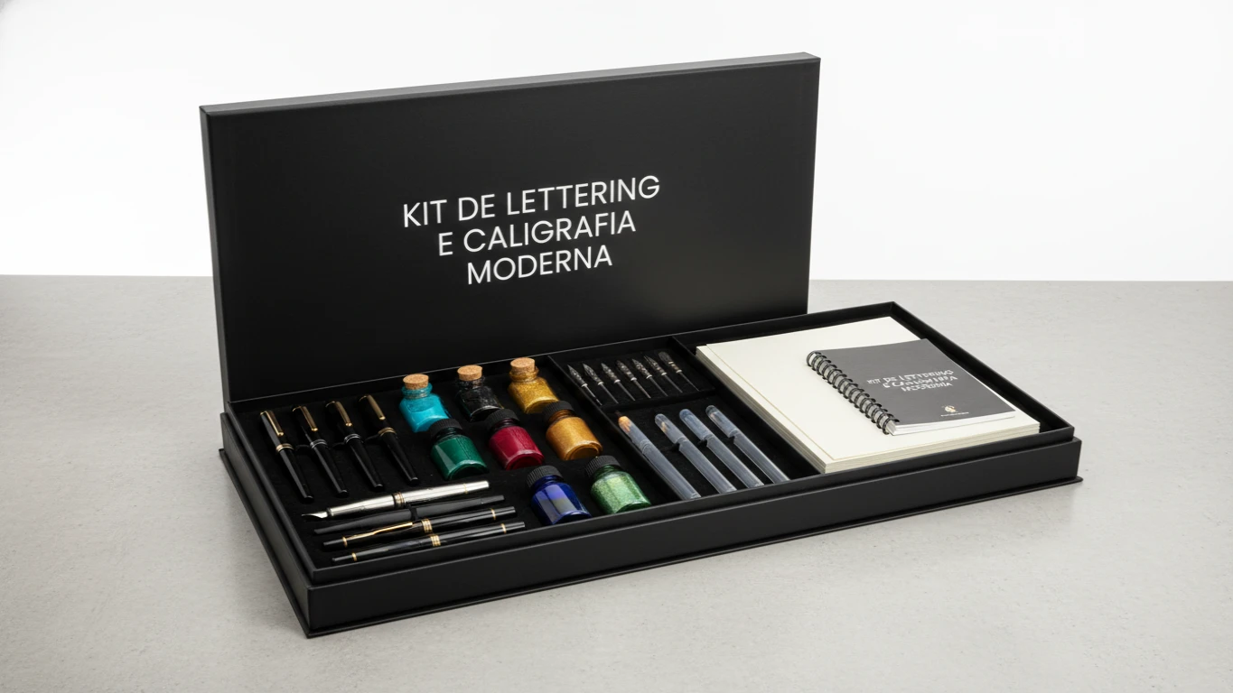 Kit de Lettering e Caligrafia Moderna