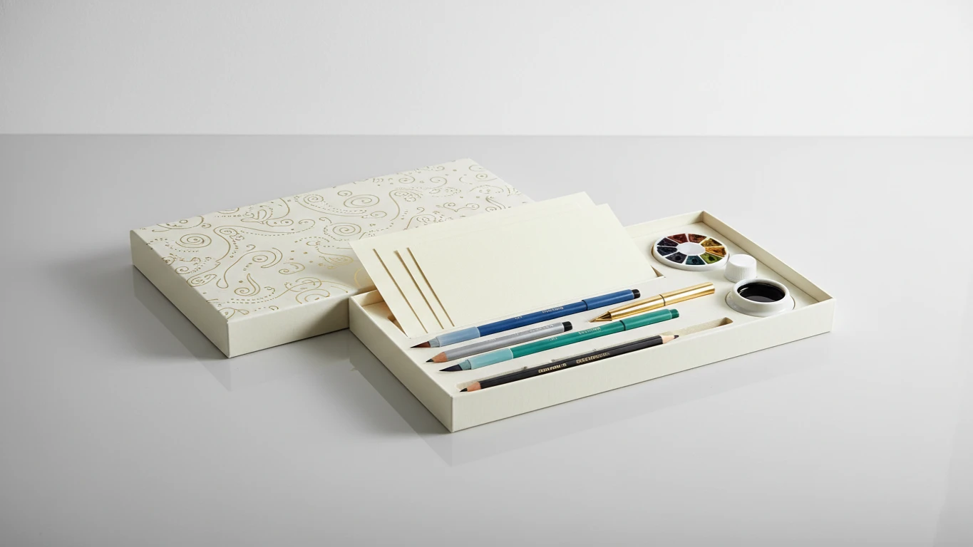 Kit de Lettering e Papelaria Artística