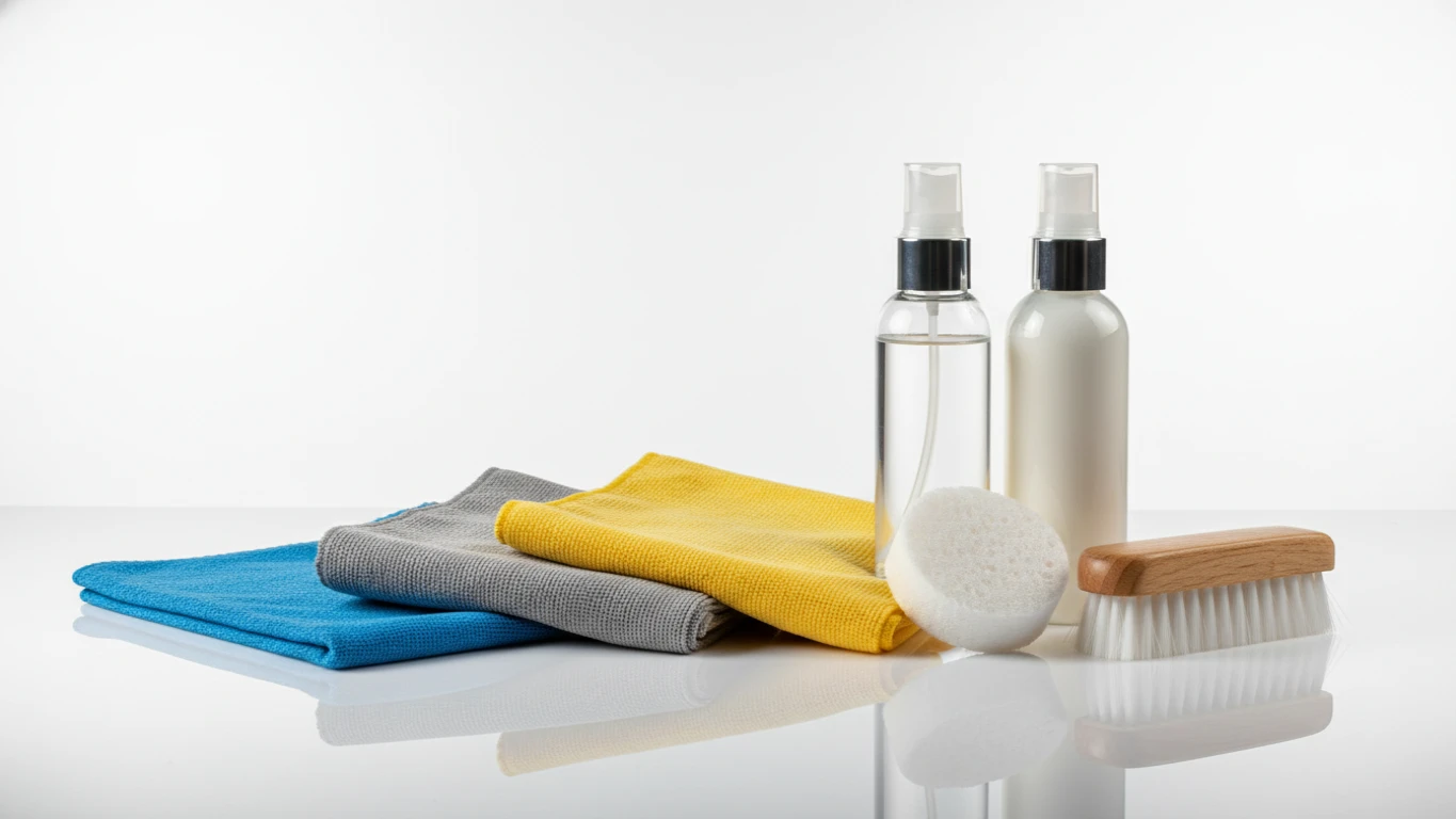 Kit de Limpeza e Polimento com Microfibra