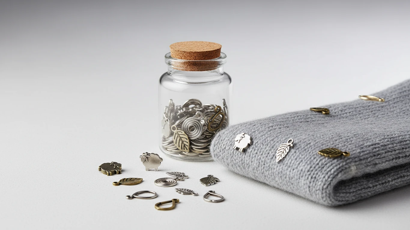 Kit de Marcadores de Ponto em Metal