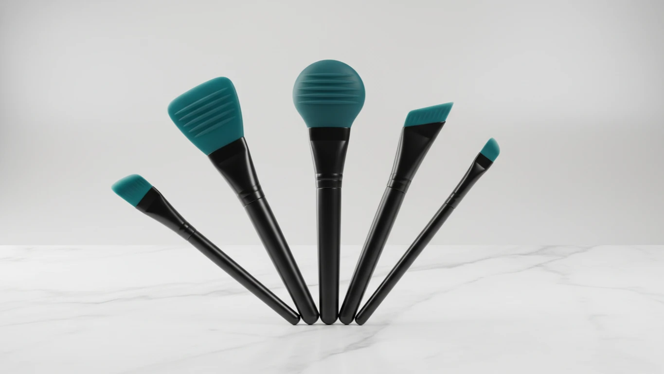 Kit de Pincéis de Silicone Profissionais