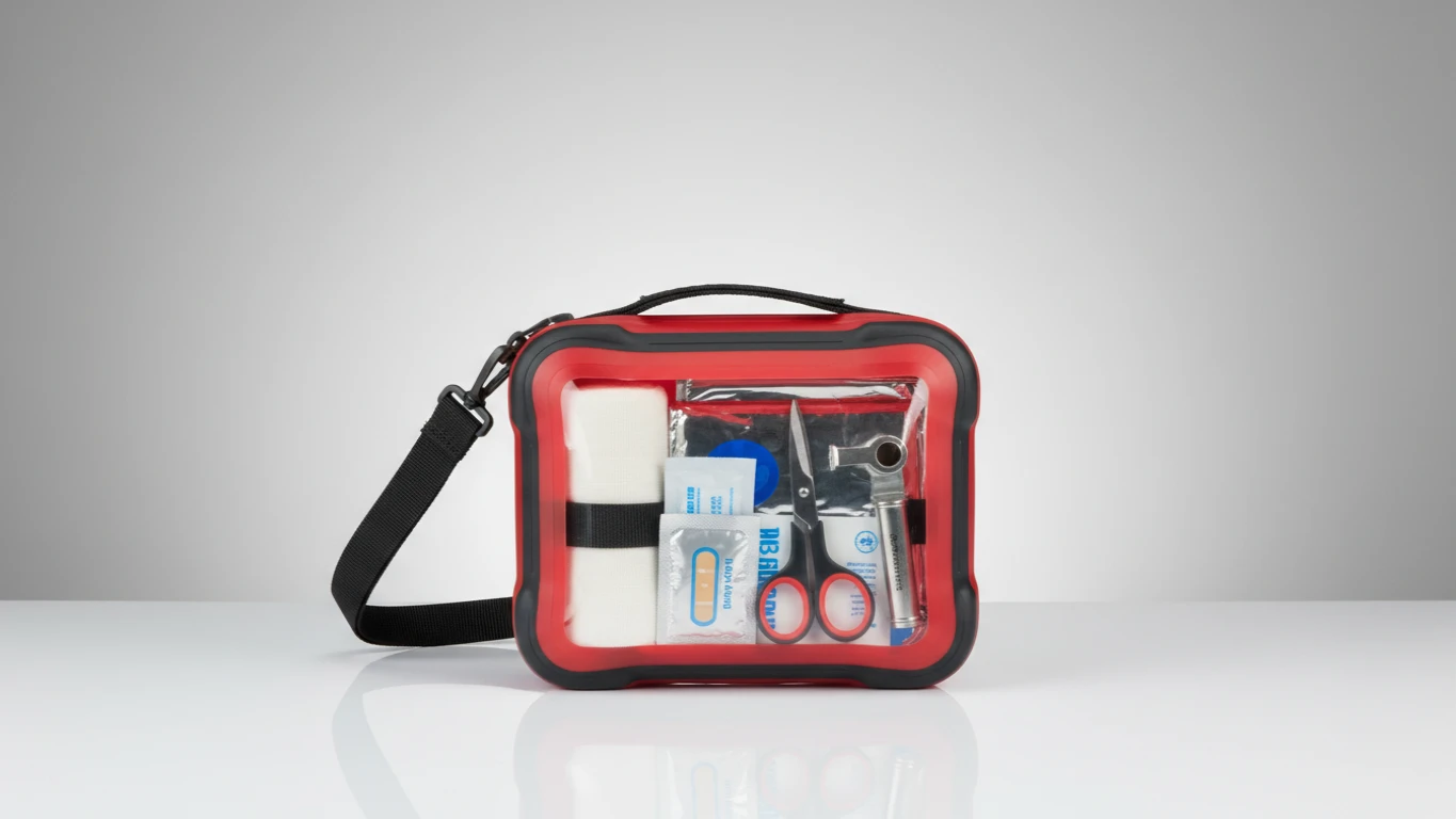 Kit de Primeiros Socorros Compacto e Estanque