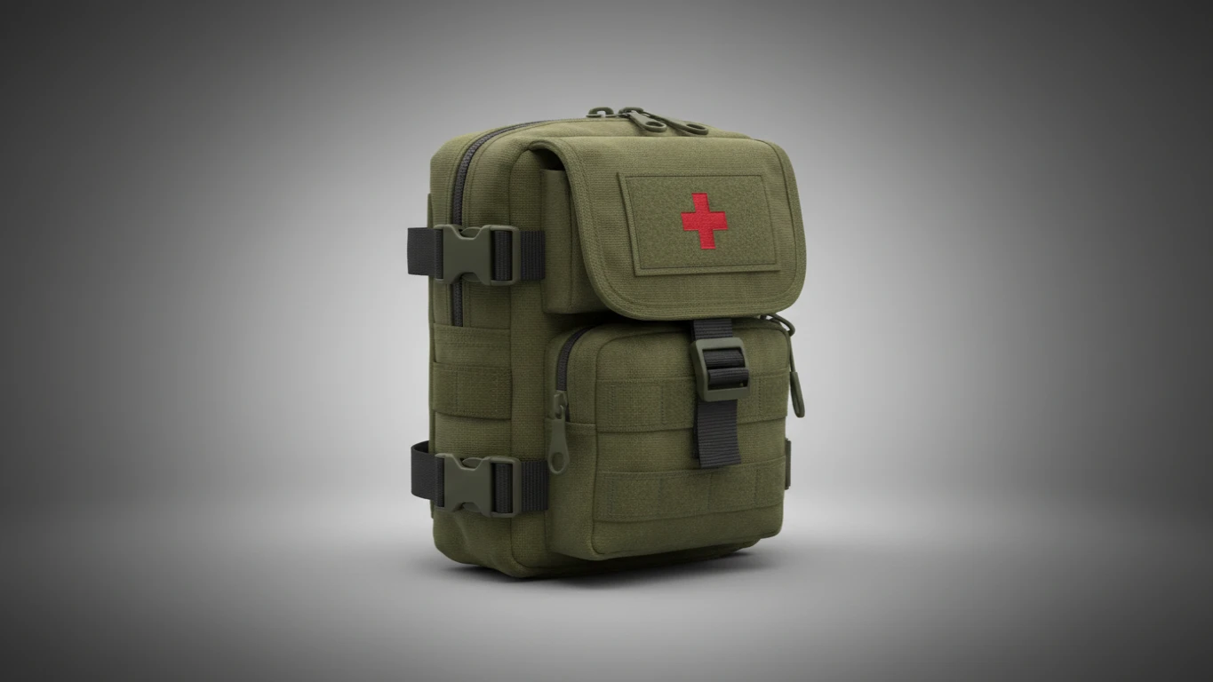 Kit de Primeiros Socorros Tático Compacto
