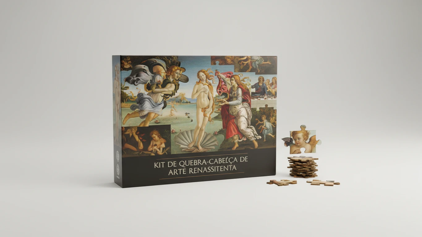 Kit de Quebra-Cabeça de Arte Renascentista