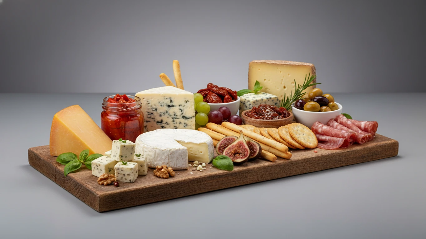 Kit de Queijos e Antepastos Artesanais