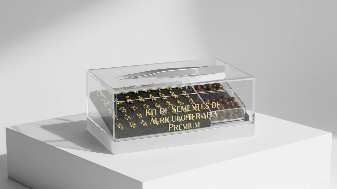 Kit de Sementes de Auriculoterapia Premium