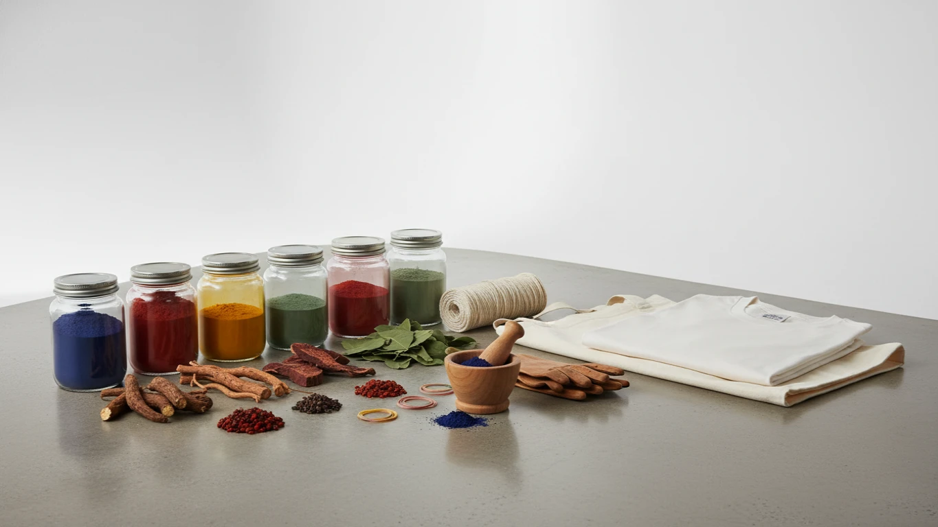 Kit de Tingimento Natural de Tecidos (Tie-Dye)