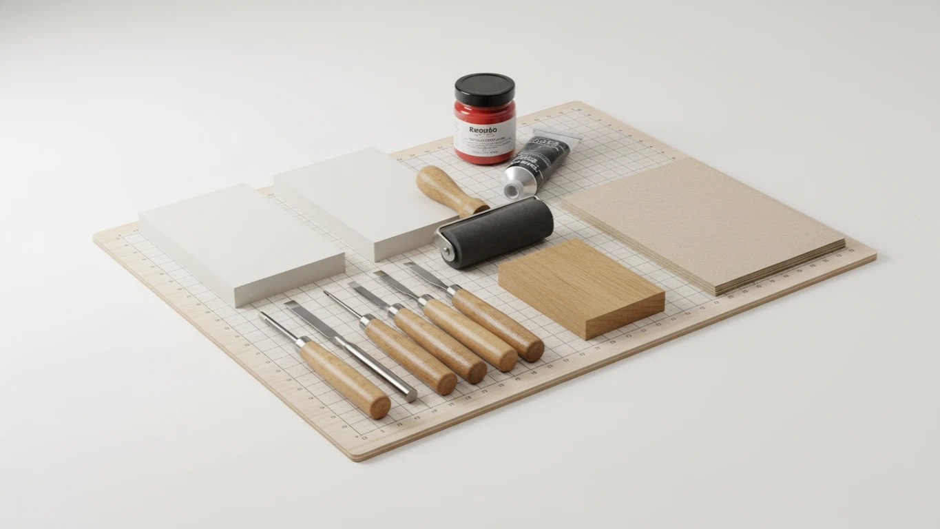 Kit de Xilogravura e Linoleogravura