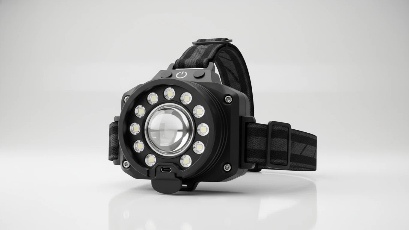 Lanterna de Cabeça Ultra LED Recarregável