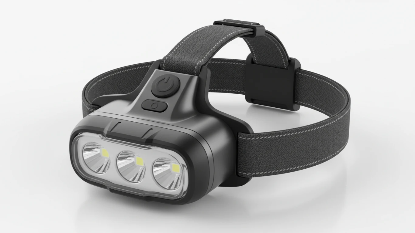 Lanterna de Cabeça para Treino Noturno