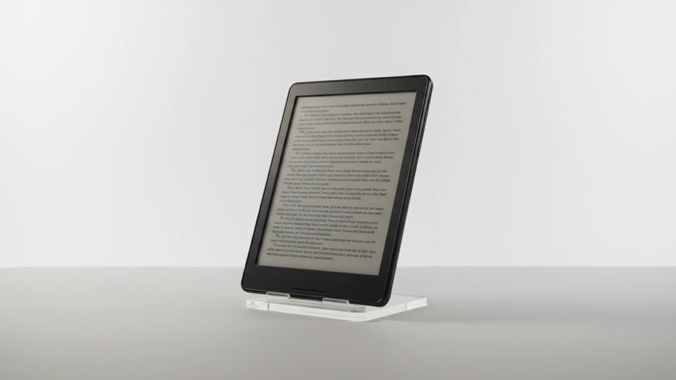 Leitor de E-books com Tela de Alta Resolução