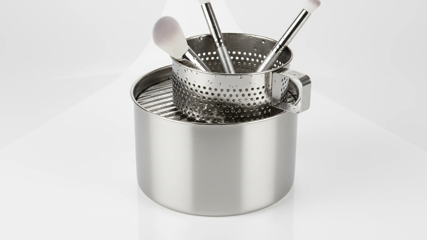 Limpador e Lavador de Pincéis em Inox