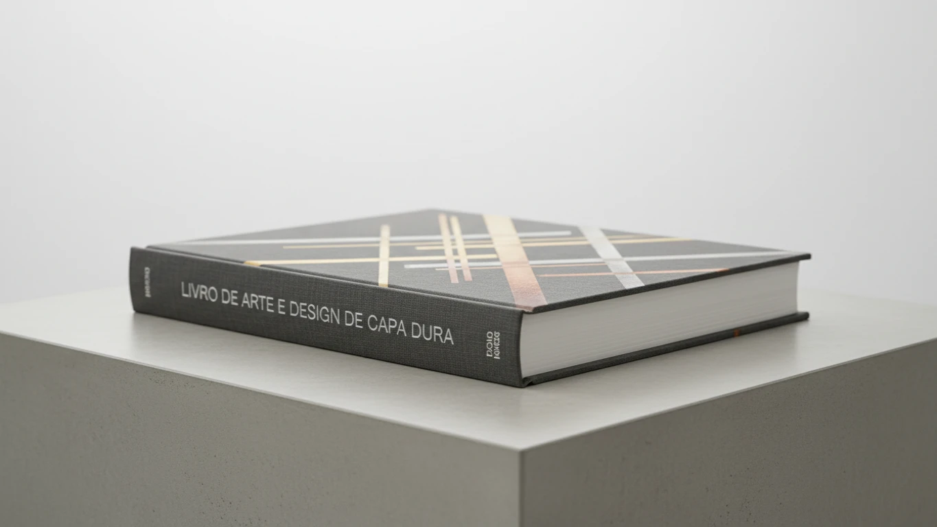 Livro de Arte e Design de Capa Dura