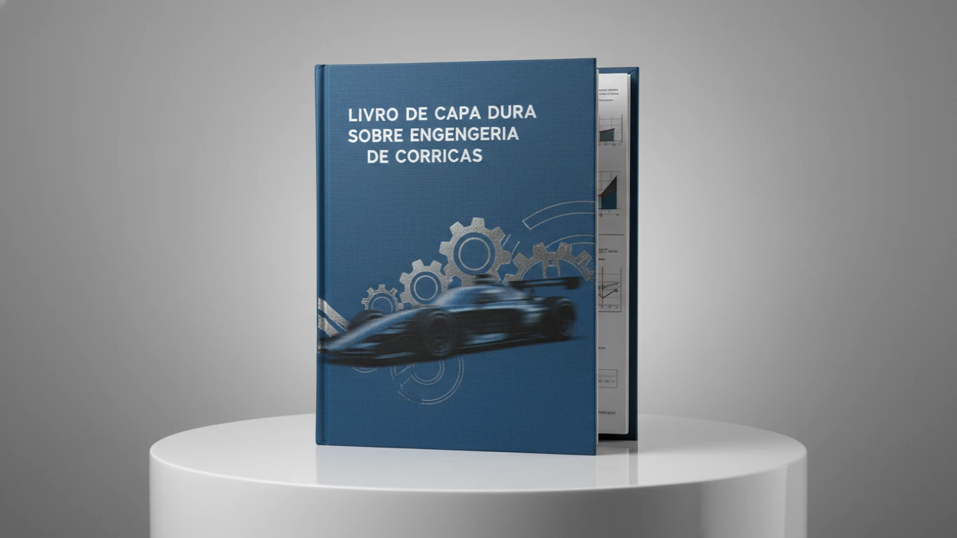 Livro de Capa Dura sobre Engenharia de Corridas