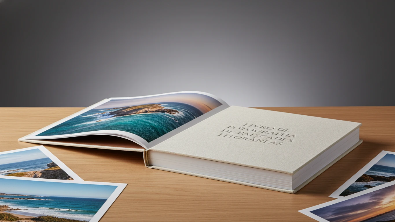 Livro de Fotografia de Paisagens Litorâneas