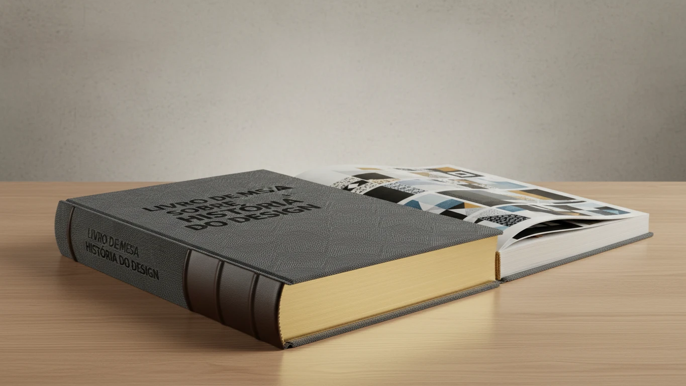 Livro de Mesa sobre História do Design