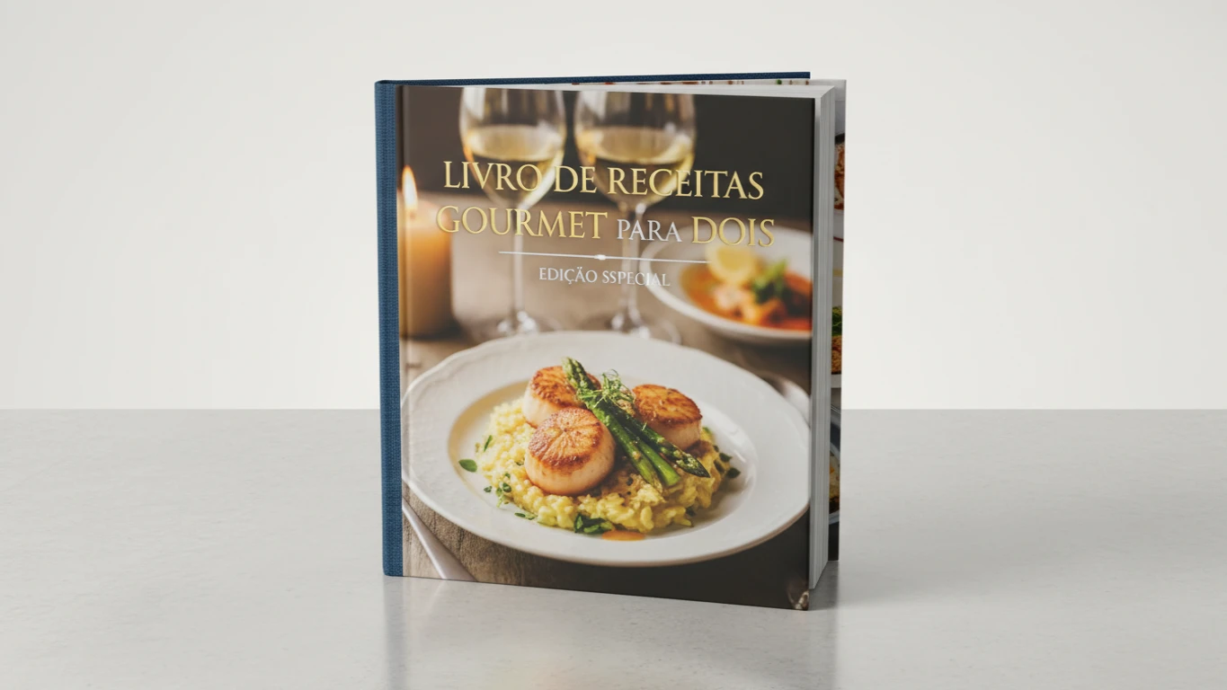 Livro de Receitas Gourmet para Dois