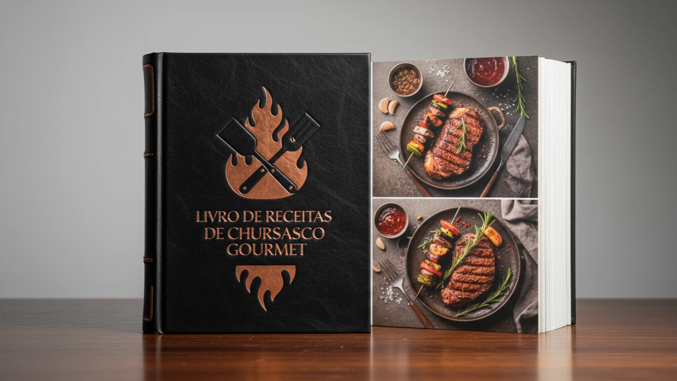 Livro de Receitas de Churrasco Gourmet