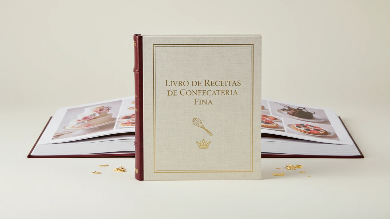 Livro de Receitas de Confeitaria Fina