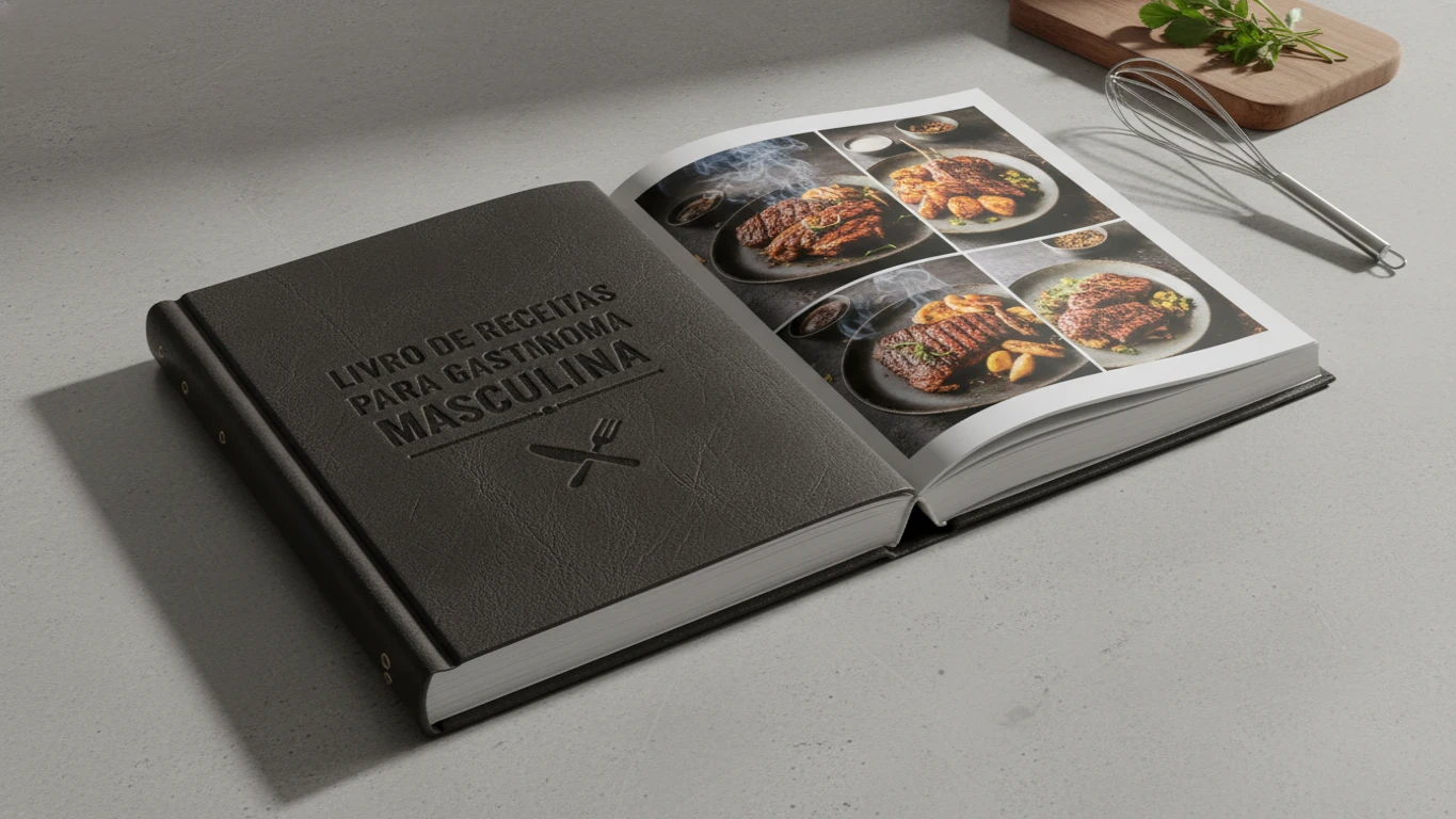 Livro de Receitas para Gastronomia Masculina